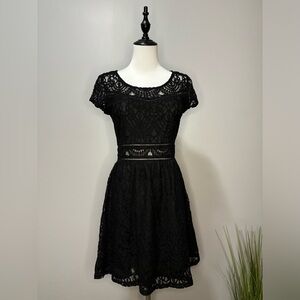 H&M Divided Lace Dress, flares at the waist